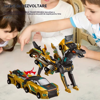 🎁Špeciálna ponuka✨Transformačné auto dinosaura s nárazom