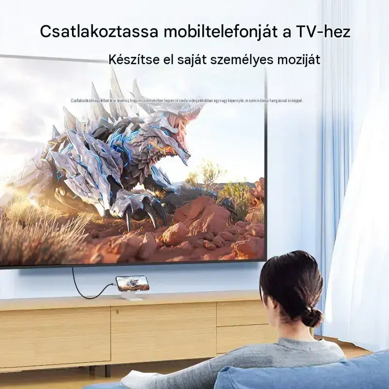 Nagy felbontású videóátviteli kábel monitorhoz