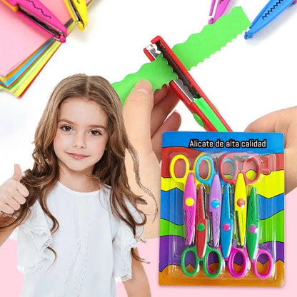 🥰【6-dielna sada】Len za 24 eur✂️🌈Detské bezpečnostné nožnice (na kutilské projekty)