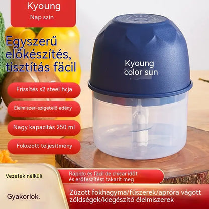 🍅Vezeték nélküli, hatékony elektromos mini aprító