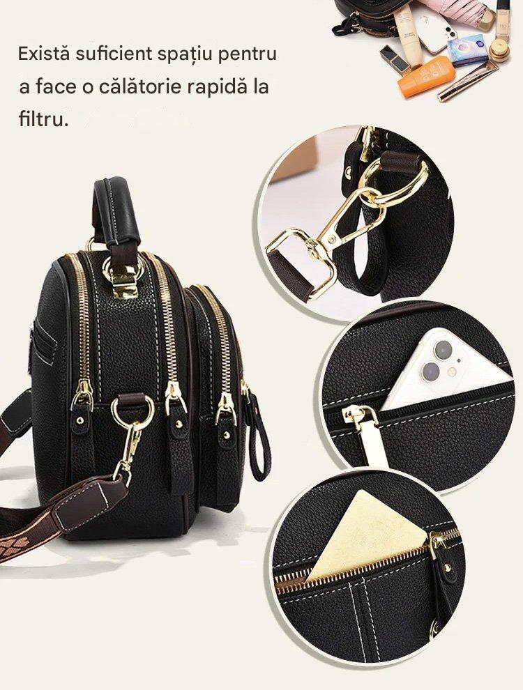 2026 Nová módní crossbody taška s potiskem, velká kapacita, přenosná