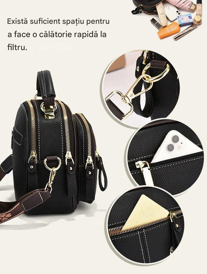 2026 Nová módní crossbody taška s potiskem, velká kapacita, přenosná