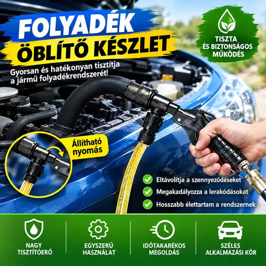 Pneumatikus tisztítópisztoly radiátorokhoz