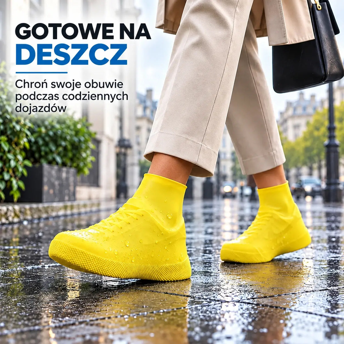🌧️ Chroń swoje buty przed zamoczeniem! Wysokiej jakości wodoodporne ochraniacze na buty — antypoślizgowe, wytrzymałe i składane, idealne do noszenia w torbie.