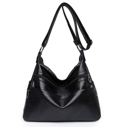 👜👍Νέα γυναικεία μαλακή δερμάτινη τσάντα ώμου / διαγώνια τσάντα,Ανθεκτική στις γρατζουνιές, ανθεκτική στη φθορά, αδιάβροχη και ανθεκτική