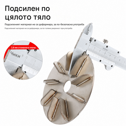 🔥Купете 1, вземете 1 безплатно🔥Нов инструмент за обезкосмяване, специално предназначен за кланици, електрическа ъглошлайф за остъргване на свинска и кравешка козина, с диск за остъргване.