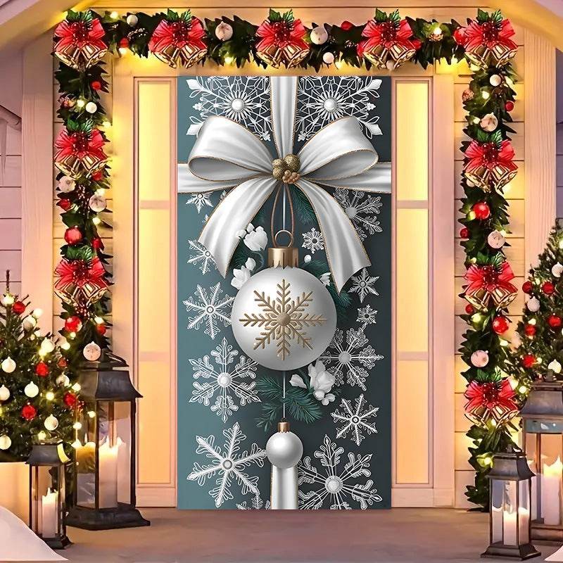 🎄 Venta anticipada de Navidad: 🎅50 % de descuento en adornos navideños para puertas🎅