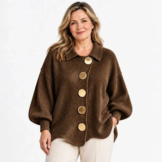 🤎Laza, elegáns kordbársony kardigán🧥