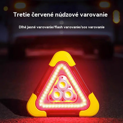 🔥Nuevo producto 2026🔥 Luz de advertencia triangular solar de emergencia tres en uno