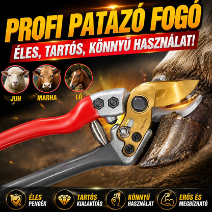 🔥【Juhoknak, szarvasmarháknak és lovaknak alkalmas】🐏🐂🐴 Patavágó fogó – Éles és tartós, így a patavágás könnyebb
