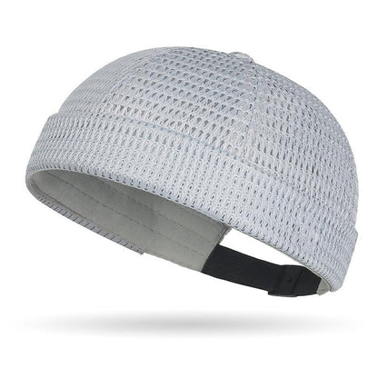 🔥Gorro Docker transpirable sin visera para hombre - Gorro de malla ligero para actividades al aire libre en verano