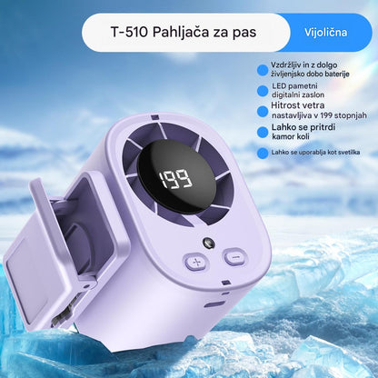 🌀❄Nov visokozmogljiv USB ventilator z digitalnim LED zaslonom za uporabo v avtomobilu in na prostem