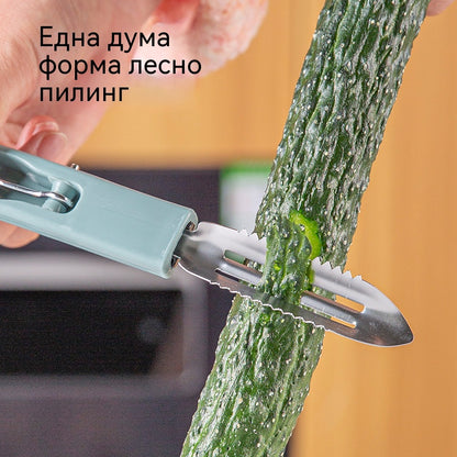 [Пакет 2] Кухненски инструменти, 3-в-1 белачка и отварачка за бутилки