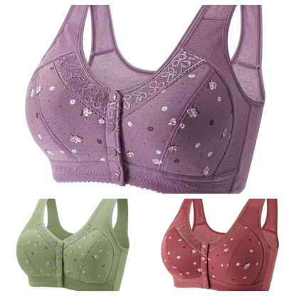 🎀🌟【Set od 3 komada】👙 【45–100 kg】Novi udobni čipkasti grudnjak (popust od 45 %)