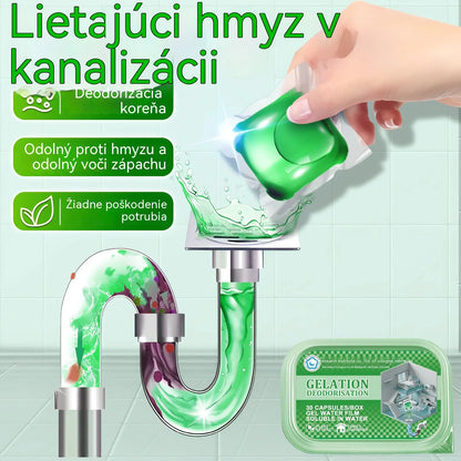 Dvě balení (100 tablet) za pouhých 560 českých korun! 🔥🎉 Tak populární! Už si je koupilo 30 000 lidí! 🎉 Bioenzymové kapsle účinně odstraňují zápach z kanalizace.