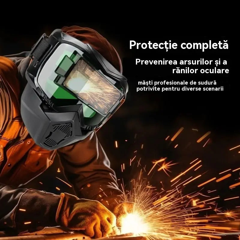 😎Plně automatická svářečská kukla s ochrannou maskou pro svářeče s výměnou světla