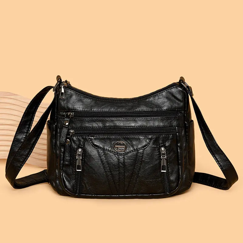 🔥【45% OFF】Nova ženska torba z več žepi iz leta 2025, velika prostornina, nosi se lahko na eni rami ali čez telo