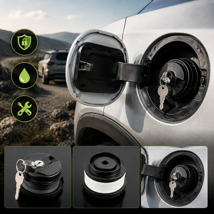 🚗🔒Wytrzymały korek wlewu paliwa zamykany na klucz