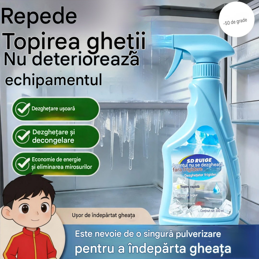 🔥🎖️【2 botellas 26 €】❄️Spray descongelante y quitahielos para refrigerador
