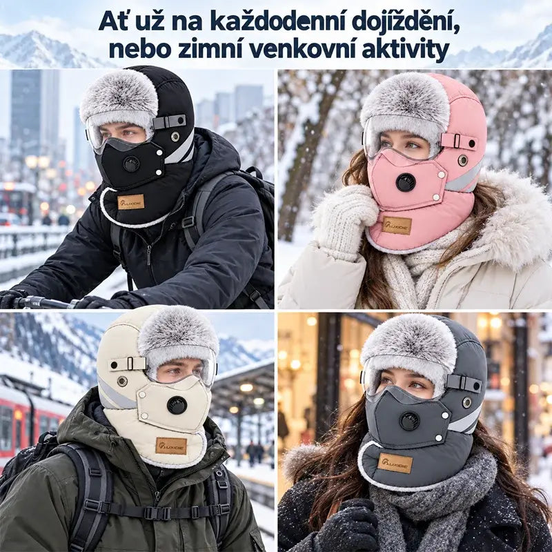 🧢👍 Meleg kerékpáros sapka hideg időre – szélálló, fülvédővel