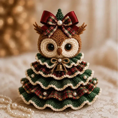 🧶 DIY horgolt készlet karácsonyfához állatokkal | Tartalmazza a fonalat, a tűt és a lépésről lépésre útmutatót | Kézzel készített karácsonyi dekoráció 🎄