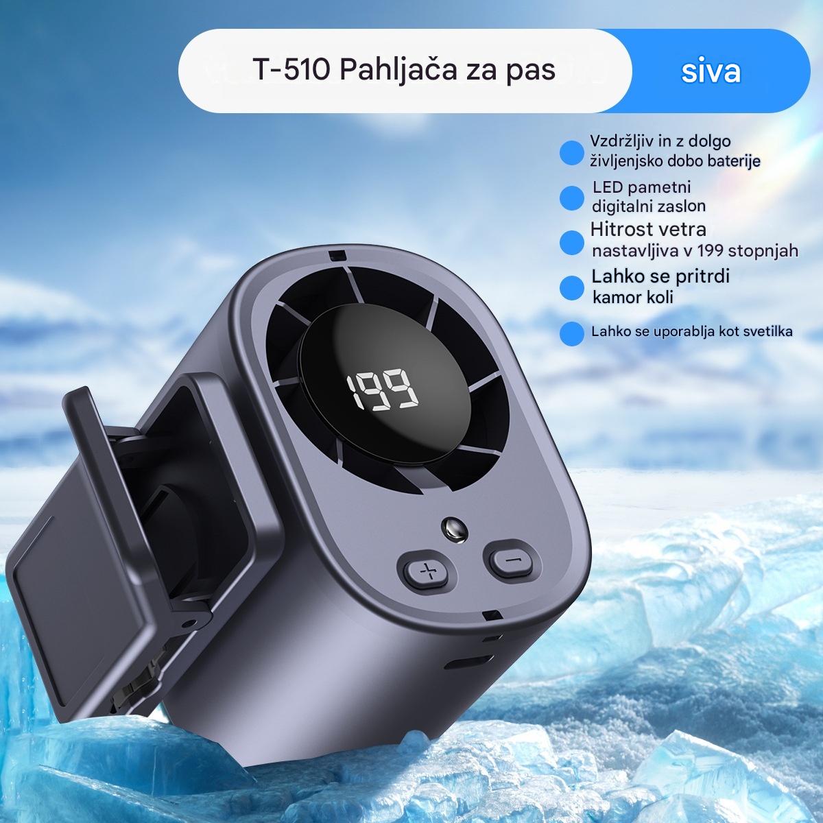 🌀❄Nov visokozmogljiv USB ventilator z digitalnim LED zaslonom za uporabo v avtomobilu in na prostem