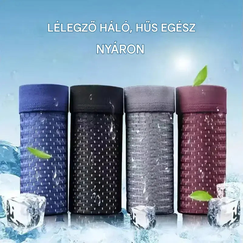 【🔥Hot Sale】Férfi kényelmes, légáteresztő hálós boxeralsó