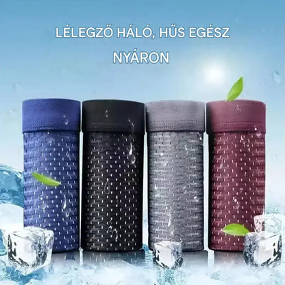 【🔥Hot Sale】Férfi kényelmes, légáteresztő hálós boxeralsó