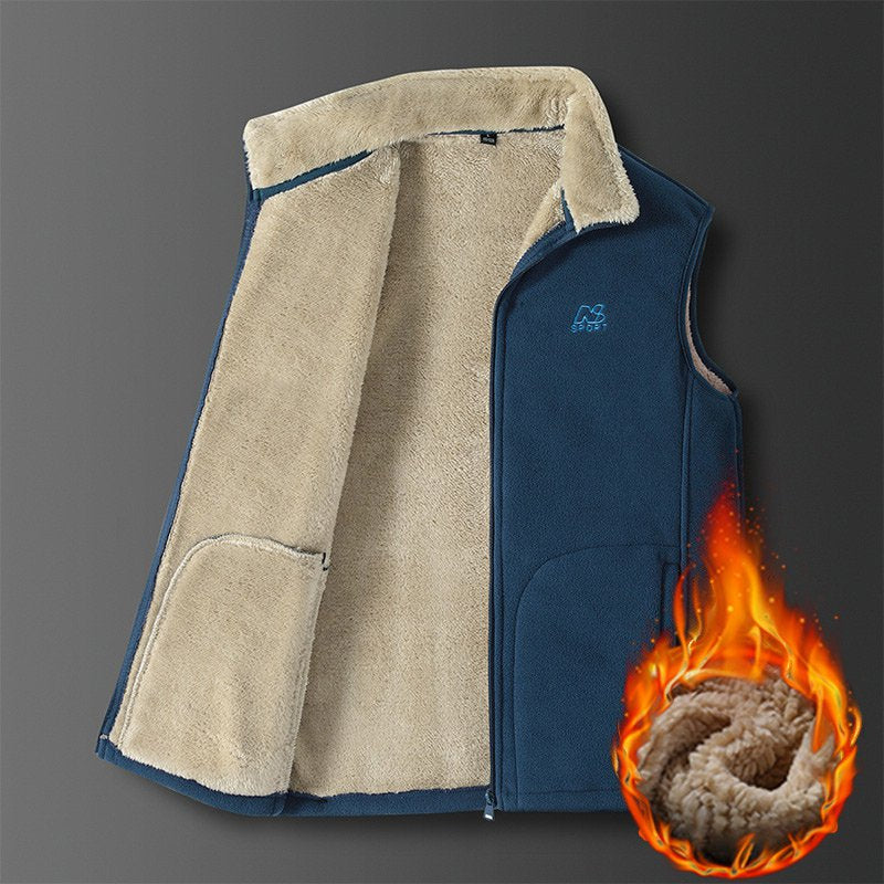 🔥【30% kedvezmény】🔥【M-5XL】🌨️🧥 Klasszikus meleg férfi mellény – Ősz és tél