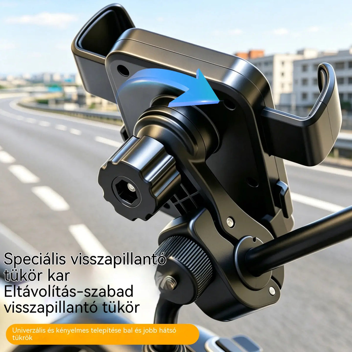 🚴 Biztonságos fogású motoros telefontartó