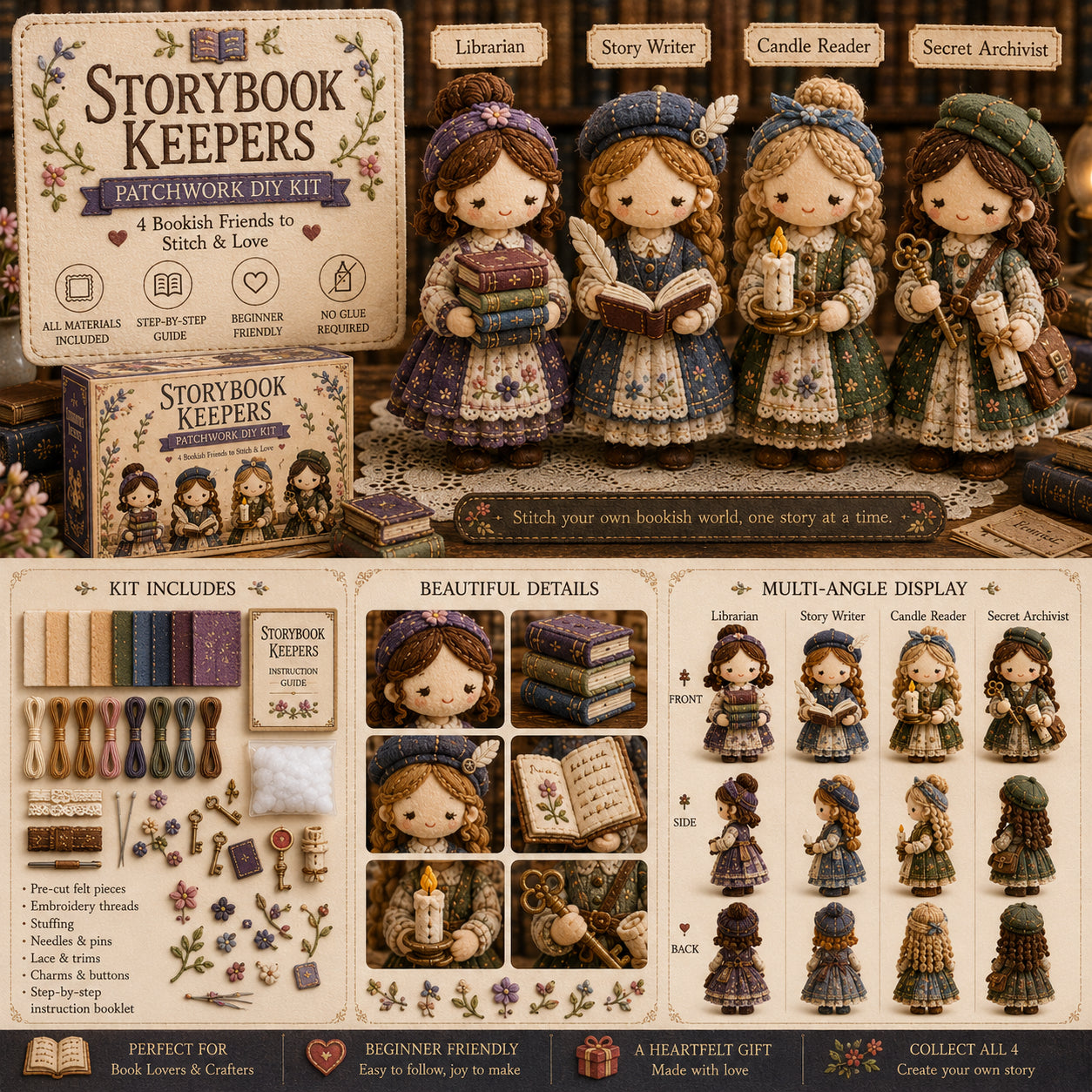 Poslední den: Využijte slevu 49 %!  Miniaturní patchworková sada ze série Miniature World.