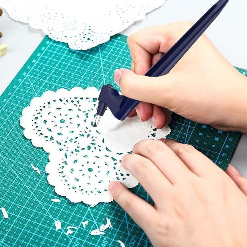 Cúter para manualidades con cabezal giratorio de 360 grados (herramientas de corte para manualidades)