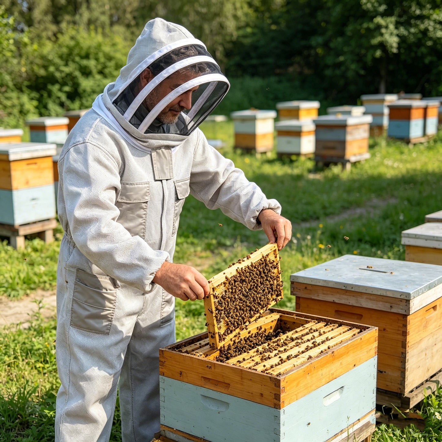 🐝【M-2XL】🐝 Body odolné voči včelám, vyrobené z 3D bavlnenej sieťoviny