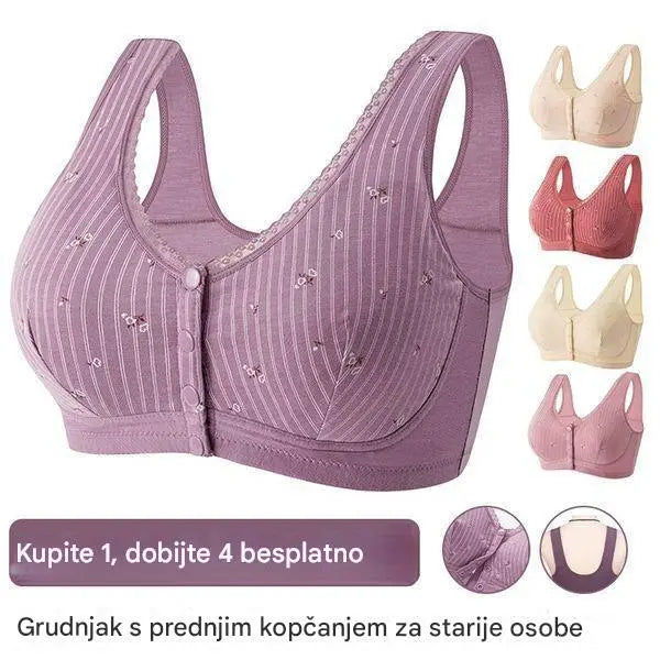 🔥[5 komada —49% popusta za zadnji dan]🔥 Tanko, prozračno, bez žica, rublje bez tragova, plus veličina