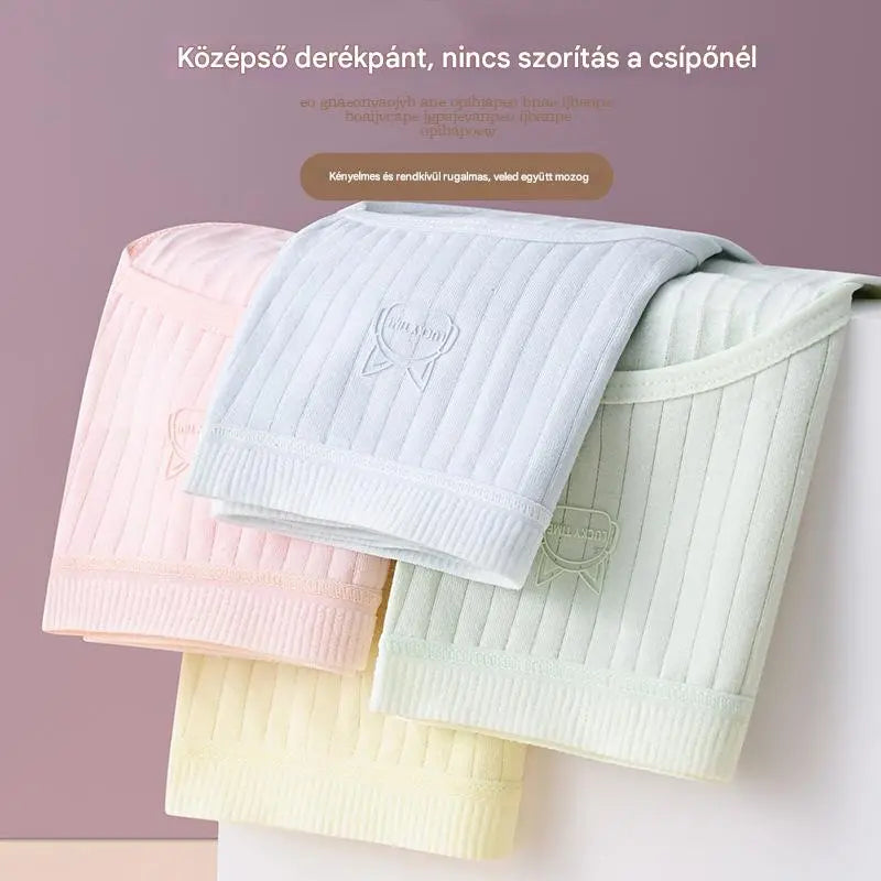 💓(7 db) Utolsó nap 50% kedvezménnyel-- Női egyszerű és fejlett antibakteriális fehérnemű magas derékkal, 70-180g súlyú nők számára