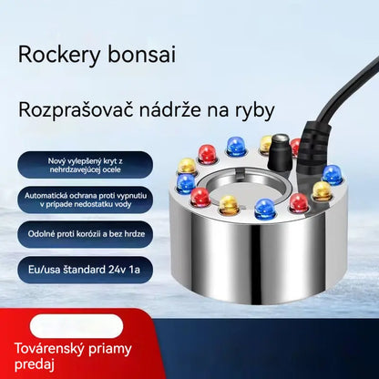 🌫️Výrobník dymu z nehrdzavejúcej ocele - silná hmla, vybavená ohňovzdorným senzorom a extrémne tichá prevádzka. Ideálny pre jazierka, fontány a bonsaje - vytvorte si rozprávkovú atmosféru!