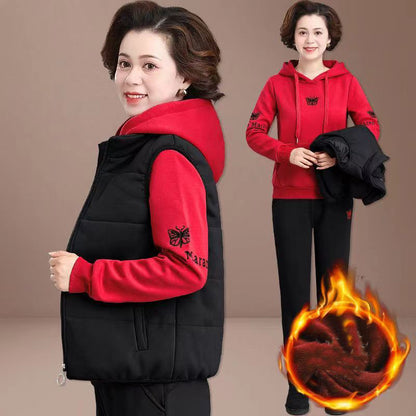 【M-4XL】💟💞2026-ös új stílusú, háromrészes alkalmi szett (mellény + felső + nadrág)