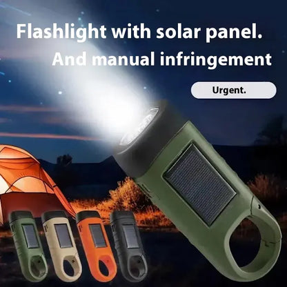 🔥【45% OFF】⚡Solarna svjetiljka s ručnim punjenjem – Prijenosni generator idealan za hitne slučajeve i avanture!