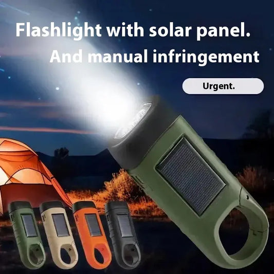 🔥【45% OFF】⚡Solarna svjetiljka s ručnim punjenjem – Prijenosni generator idealan za hitne slučajeve i avanture!