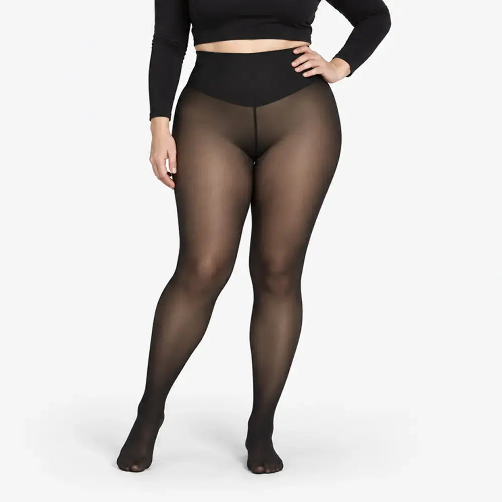 ✨【XS–3XL / 4 szín】Tél se legyen akadály! Meleg harisnya, ami bőrnek látszik 🥰