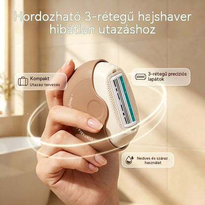 🔥Hordozható 3 rétegű szőrtelenítő forgó fedéllel