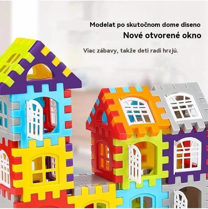 🎁🧩🧩【140 kusov】 Vzdelávacie hračky zo stavebníc