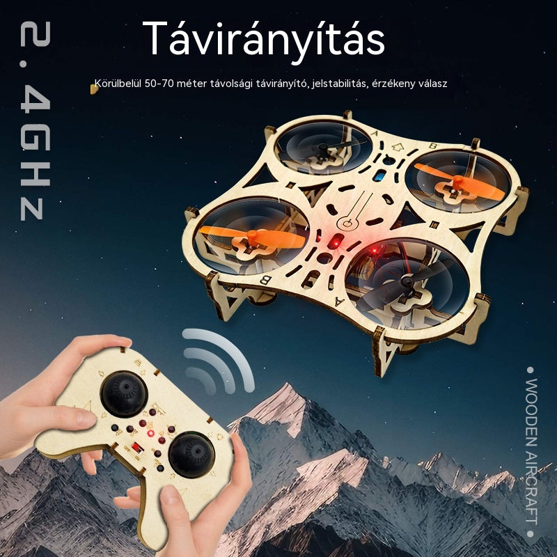 ✈️DIY Fa drónépítő készlet gyerekeknek