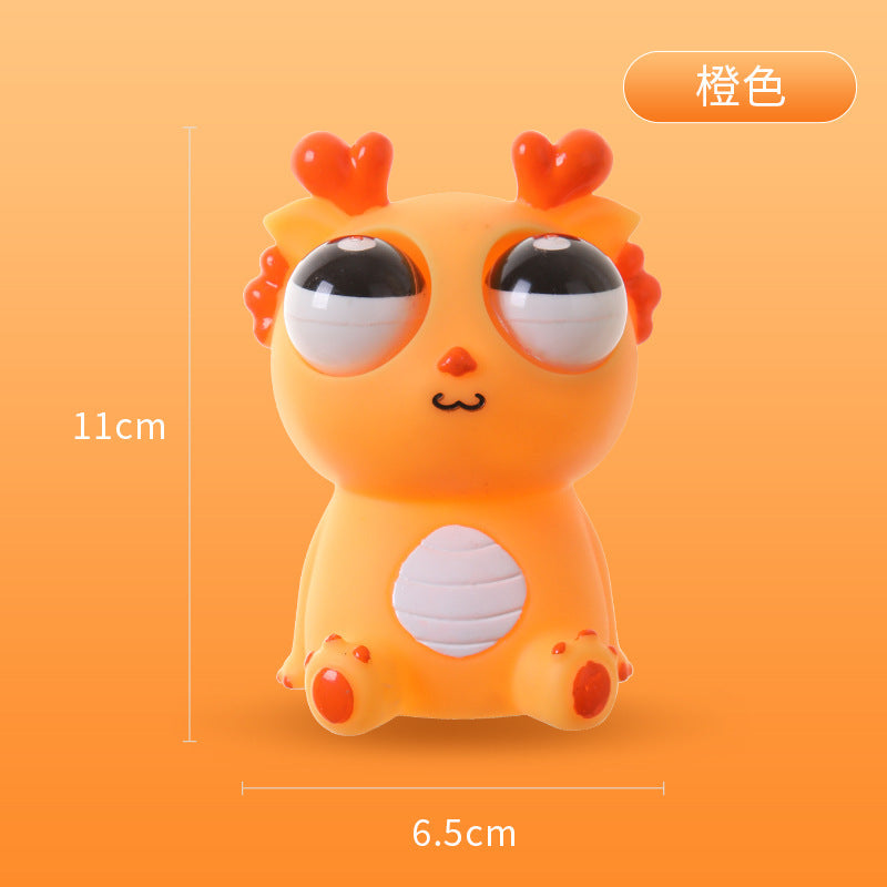 🔥Hity prodejů🔥Hračka na úlevu od stresu Pop-Eyed Dragon - Stlačitelná figurka draka s vyvalenýma očima