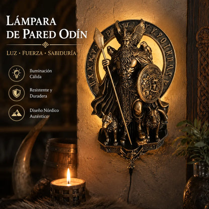 🔥Posledný deň: zľava 49 % – Nástenná lampa Odin 2026: Bdelé svetlo Všeobecného Otca🛡️