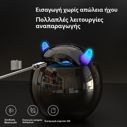 🔥Ειδική προσφορά περιορισμένης διάρκειας🔥Ρολόι-ηχείο Bluetooth Little Devil με διπλό ξυπνητήρι, έξυπνο φωνητικό έλεγχο με τεχνητή νοημοσύνη, πολυλειτουργικό ηχείο