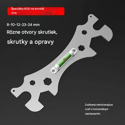 🔥【ZĽAVA 49 %】🔥🔩Multifunkčný kúpeľňový kľúč, nástroj na montáž spŕch