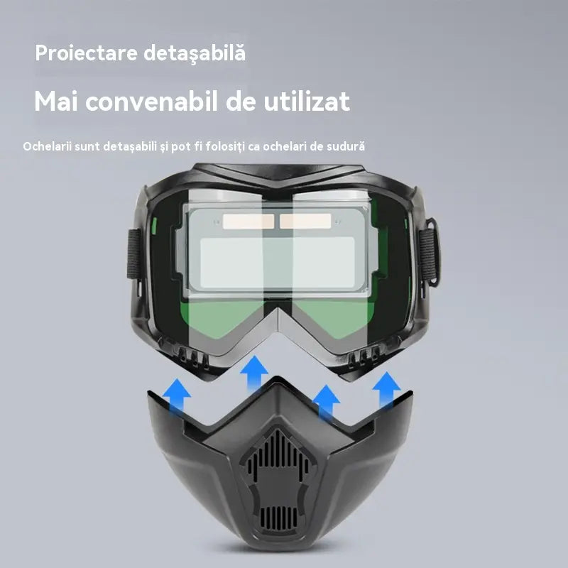 😎Plně automatická svářečská kukla s ochrannou maskou pro svářeče s výměnou světla
