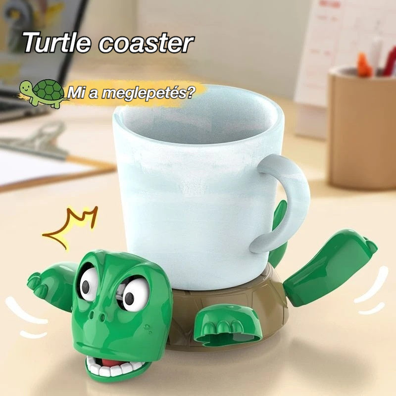 🐢☕Teknőc alakú pohártartó - kreatív és szokatlan asztaldísz🐢