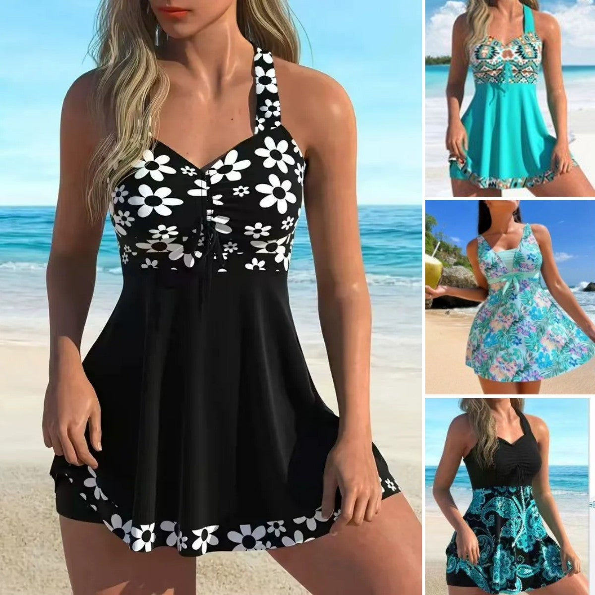 🏖️👙【Korlátozott ideig érvényes ajánlat: 50% kedvezmény】🌴【S-6XL】Elegantni kupaći kostim plus veličina s printom